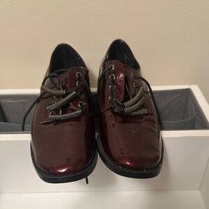 Patrizia Luca Red Flats with Sleek Finish